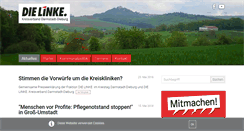 Desktop Screenshot of dielinke-darmstadt-dieburg.de